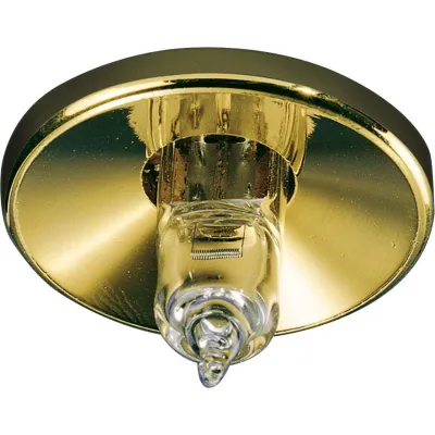 Brumberg Einbaulichtpunkt 2030.05 | G4 | 20W Halogen | rund | Ø30mm | Einbautiefe 25mm | IP20 | gold glänzend