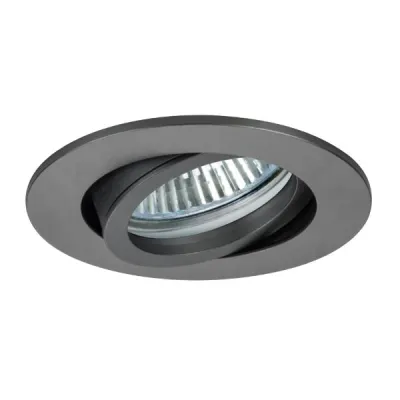 Brumberg Einbaustrahler 0063.64 | GX5,3 | schwenkbar | 50W | Aluminium rund | 68mm | IP20 | titan matt