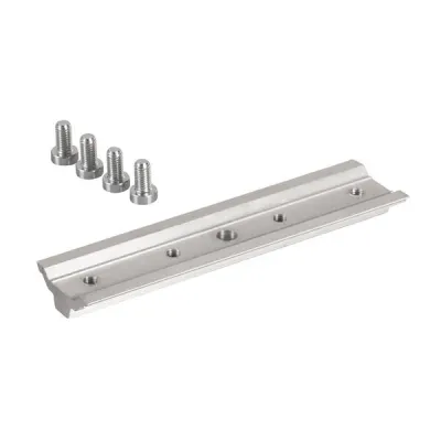 BRUMBERG Befestigungsplatte 88116250 | Stabilisierungsplatte für 3-Phasenstromschiene | 120mm Länge | Aluminium