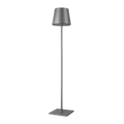BRUMBERG LED-Stehleuchte 65101103 | E27 Sockel 3x15W | IP54 | 1500mm Höhe | Aluminium | graphit grau