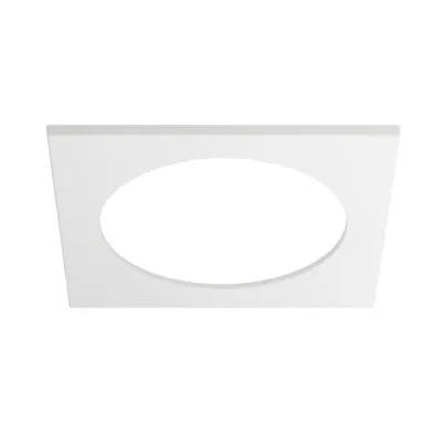 BRUMBERG Abdeckrahmen 81218070 | Vorsatzelement quadratisch für 12567 | weiß matt | 232x232 mm | Polycarbonat