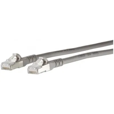 METZ CONNECT Patchkabel 1308458033-E | Cat.6A S/FTP RJ45 | 8m | 10 Gbit | AWG26 | 1:1 Belegung | grau