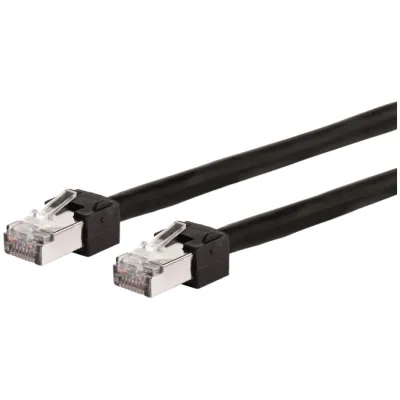 METZ CONNECT Patchkabel 13084U0500-E | Cat.6 S/FTP | Ultraflex500 VoIP | RJ45 | AWG26/7 | 0,5m | schwarz