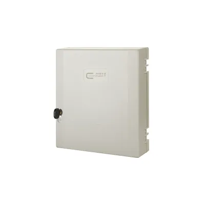 METZ CONNECT Glasfaser Spleiß-/Verteilgehäuse 1503500000-F | LWL-Patchpanel leer | 12 Fasern | IP54 | grau