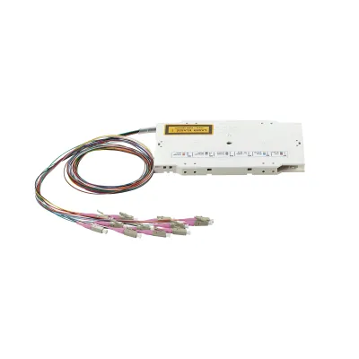 METZ CONNECT Spleißkassette 150927JO00-E | 12x LC-PC | OM4 | OpDAT | vorkonfektioniert | Crimpspleißschutz | farbig