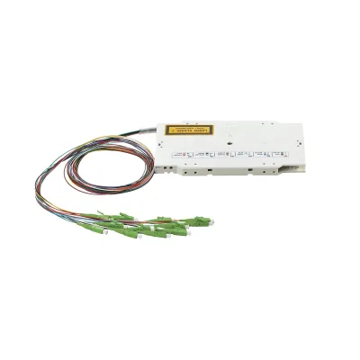 METZ CONNECT Spleißkassette 150929JA00-E | 12x LC APC OS2 Pigtails | Crimpspleißschutz | OpDAT Patchfeld