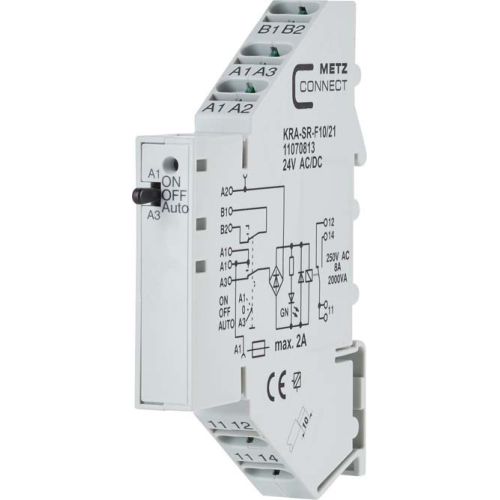 Bild: BTR Industrie- KRA-SR-F10/21 24VAC/DC Relais 1WE 11070813