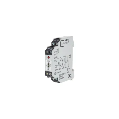 METZ CONNECT Koppelbaustein KRA-SR-M8/21 | 24V AC/DC | 1 Wechsler | LED | IP20 | 6A | Schraubanschluss
