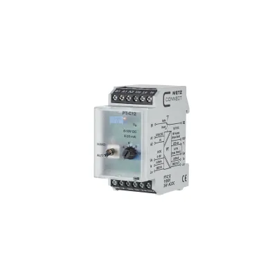 METZ CONNECT Potentialtrenner PT-C12 110501 | Signalwandler 24V AC/DC | 0-10V/0-20mA | galvanisch getrennt