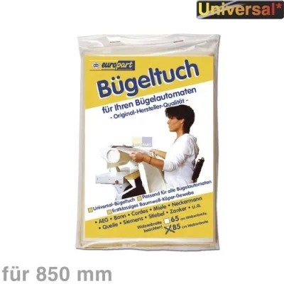 Bügeltuch universal Walzbreite 85cm für Mangel Bügelautomat 948675