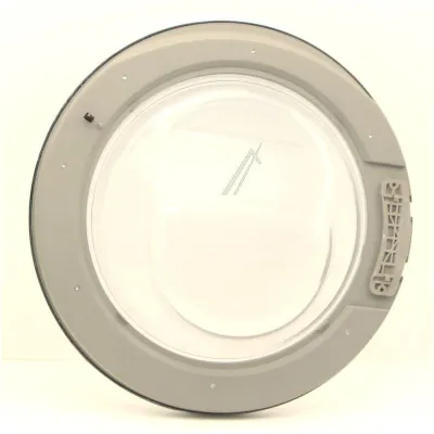 Bullauge für Waschmaschine Haier/Candy/Hoover 70067426 Tür weiß Chrom