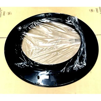 Bullaugenrahmen Schwarz für Waschmaschine Bosch Siemens 11063921 Sichtfenster Ab