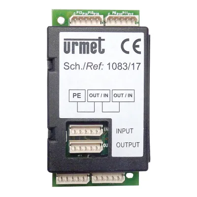 Grothe EM 1083/17 Erweiterungsmodul | 2VOICE BiBus Türsprechanlage | 16 Teilnehmer | Unterputz | LAN | 45x81x15 mm