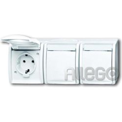 BUSCH 2300/3 EWN-54 SCHUKO® Dreifachsteckdose