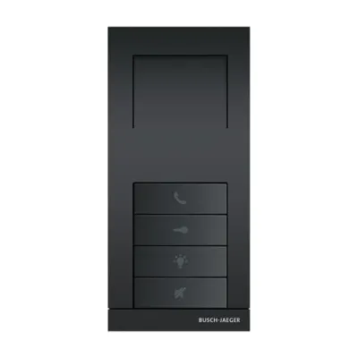 Busch-Jaeger Audio-Innenstation 83210 | Freisprechfunktion | 2-Draht Bus | Aufputz | anthrazit matt