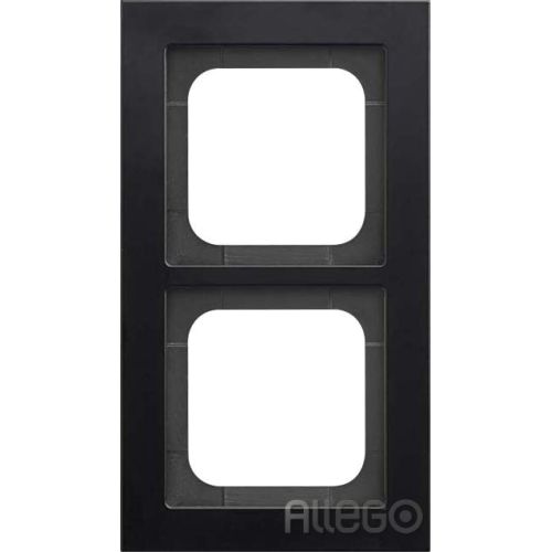 Bild: Busch-J. Abdeckrahmen schwarz matt 1722-275