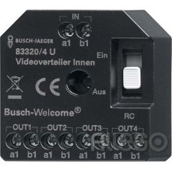 Busch-J. Aktiv Videoverteiler innen UP 83320/4 U