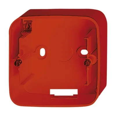 Busch-J. Aufputz-Gehäuse rot RAL3020 1701-217-101