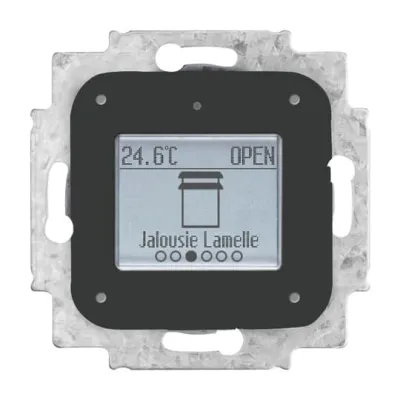 Busch-Jaeger Tastsensor 6108/60 KNX UP 6-fach | 5-fach Universaleingang | Unterputz | schwarz matt | Kunststoff
