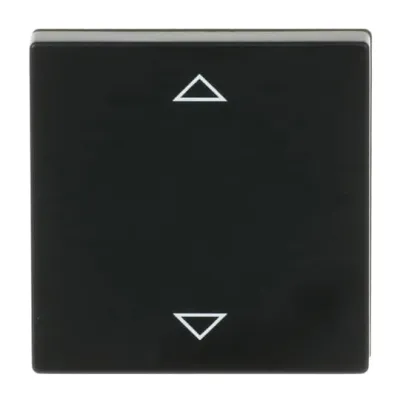 Busch-Jaeger Bedienelement Jalousie 6430-885-102 | UP-Schalter Wippe | Symbol Pfeile | schwarz matt | Kunststoff | IP20