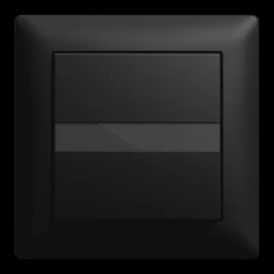 BUSCH-JAEGER Bewegungsmelder UP 64765 UJ-915 | Komfortschalter Komplettset | Relais-Einsatz | 230V | IP20 | schwarz