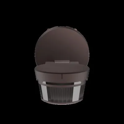 Busch-Jaeger Bewegungsmelder 6851/9-131 | Busch-Wächter 90° BT | PIR Sensor | Aufputz | IP55 | 230V | Wand/Decke | Braun