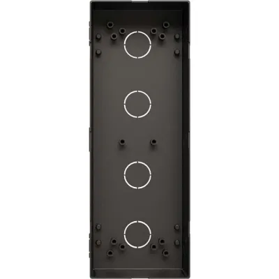 Busch-Jaeger Einputzdose 41384PB-03 | Unterputz | Kunststoff | 4-fach | für Busch-Welcome IP | anthrazit