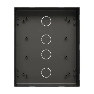 Busch-Jaeger Einputzdose Gr. 2/3 41386PB-03 | Unterputzdose für Außenstation | 6-fach | Kunststoff | anthrazit