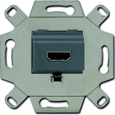 Busch-J. HDMI-Anschlussdose grau 0261/33