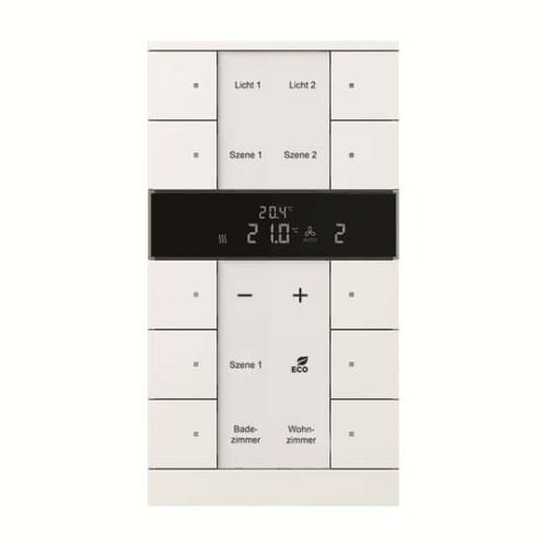 Bild: Busch-J. HVAC-Gerät 10fach, BE,studio/ws SBR/U10.0.11-884