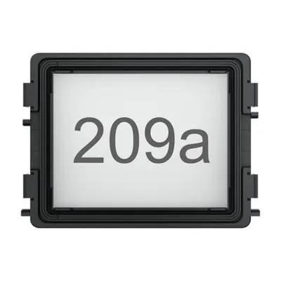 Busch-Jaeger Infomodul 51381DN-03 | Zubehör für Außenstation | Busch-Welcome | hinterleuchtet | Kunststoff | weiß