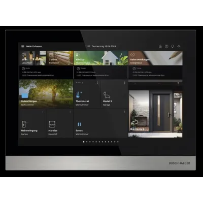 BUSCH-JAEGER Video-Innenstation H8237-5B-03 | IP touch 10 | 10 Zoll Touchscreen | KNX & free@home | LAN | schwarz