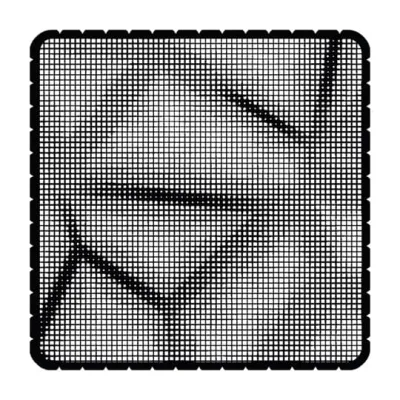 Busch-Jaeger Einleger Dekorelement 2145/23-19 | LED-Licht-Zubehör für 2068/1x | 43,3x43,3 mm | Kunststoff matt | Silber