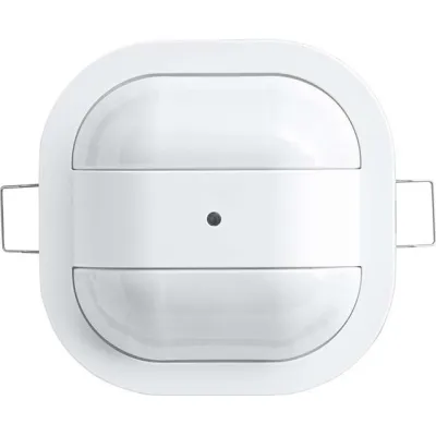 BUSCH-JAEGER Präsenzmelder 6819/38-24 | 360° Deckensensor Slave | 12m Reichweite | PIR | IP40 | Einbau | studioweiß matt