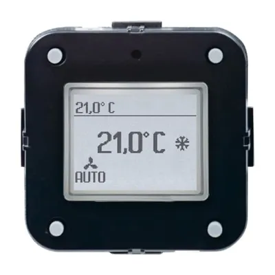 Busch-Jaeger Raumtemperaturregler 6109/18 KNX Unterputz | 5-fach Universaleingang | Heiz-/Kühlbetrieb | Schwarz | IP20