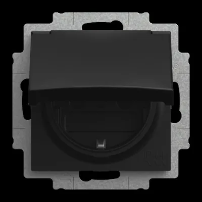 BUSCH-JAEGER Steckdose 20 EUCKBD-915 | SCHUKO Unterputz IP44 | 16A 250V | Thermoplast matt | schwarz