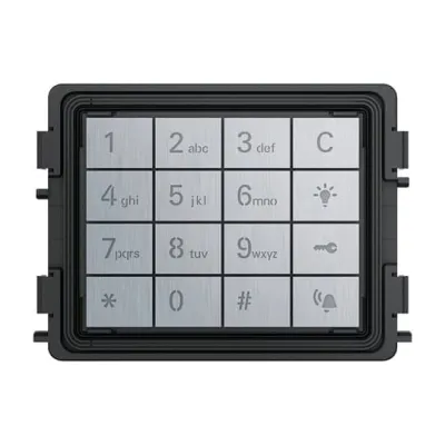 Busch-Jaeger Tastatur-Modul A251382K-A-03 | Zutrittskontrolle | Code-Leser | Bus-System | 256 Nutzer | Aluminium