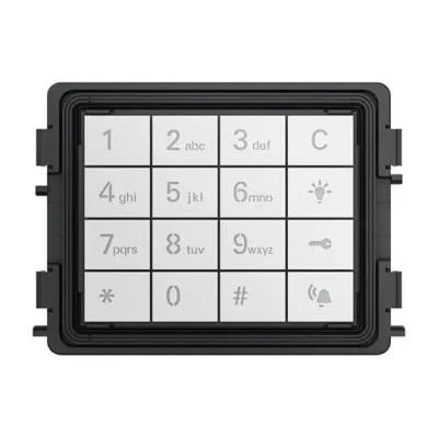 BUSCH-JAEGER Tastatur-Modul A251382K-W-03 | Zutrittskontrolle | 256 Nutzer | Bus-System | 28V DC | Kunststoff | weiß