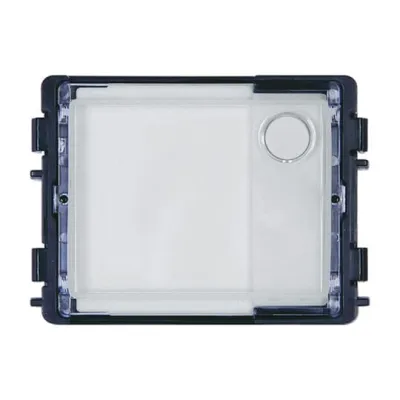 Busch-Jaeger Tastenmodul 1-fach 51381RP1-03 | Klingelmodul | Busch-Welcome | 1 Ruftaste | Namensschild beleuchtet | weiß
