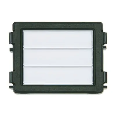 BUSCH-JAEGER Tastenmodul 51381SP3-03 | Türsprechanlage 3/6-fach | 2-Draht & IP | Kunststoff | Unterputz/Aufputz | weiß