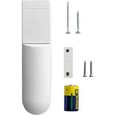 Busch-Jaeger Universalmelder Wireless 6222/2 AP-64-WL | Fensterkontakt Funk free@home | Aufputz | IP20 | studioweiß matt