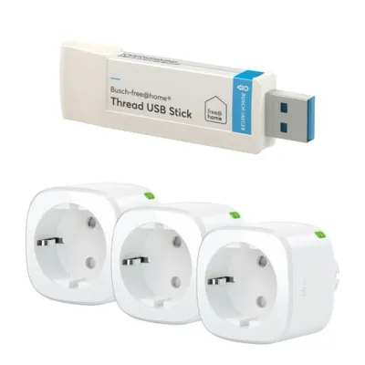 Busch-Jaeger Set | EVE-EEU3TUSB1 | Thread & Matter USB Stick | Schaltaktor 11A 2500W | free@home | Smart Home