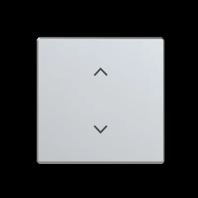 BUSCH-JAEGER Wippe 1-fach 6735-11-866 | Jalousie Symbol | Edelstahl matt | 63 mm | Schalter-Taster