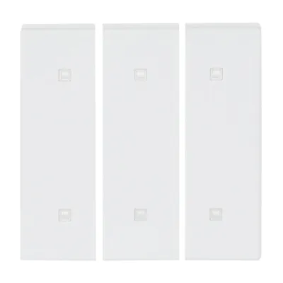 Busch-Jaeger Wippe 3-fach Elektroniktaster 2570-30-84 | Abdeckung UP-Taster | Kunststoff | glänzend | IP20 | weiß