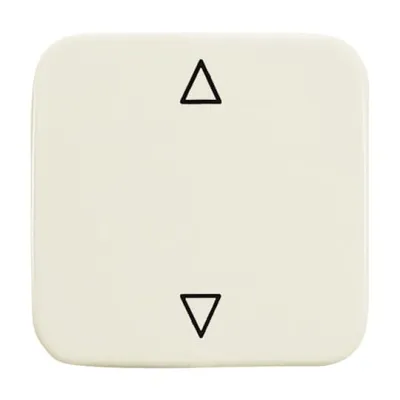 Busch-Jaeger Wippe Jalousietaster 2506 JA/02-212 | Abdeckung KNX | Pfeilsymbol | glänzend | cremeweiß | IP20