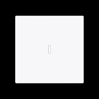 BUSCH-JAEGER Wippe 1789 N-44G | Schalterabdeckung für UP-Schalter/Taster | glänzend Kunststoff | weiß RAL 9016