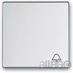 Busch-J. Wippe mit Aufdruck alusilber 2520 KI-83