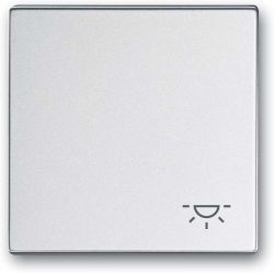 Busch-J. Wippe mit Aufdruck alusilber 2520 LI-83