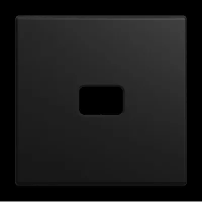 BUSCH-JAEGER Kontrollwippe Schalter 2520-915 | Busch-balance SI | 1-fach Wippe | Kunststoff | matt | schwarz | 55x55 mm