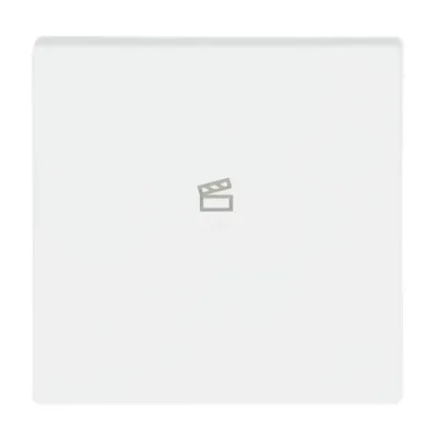 BUSCH-JAEGER Wippe 1-fach 6233-10-884 | Szene | KNX free@home | Thermoplast | studioweiß matt | RAL 9016